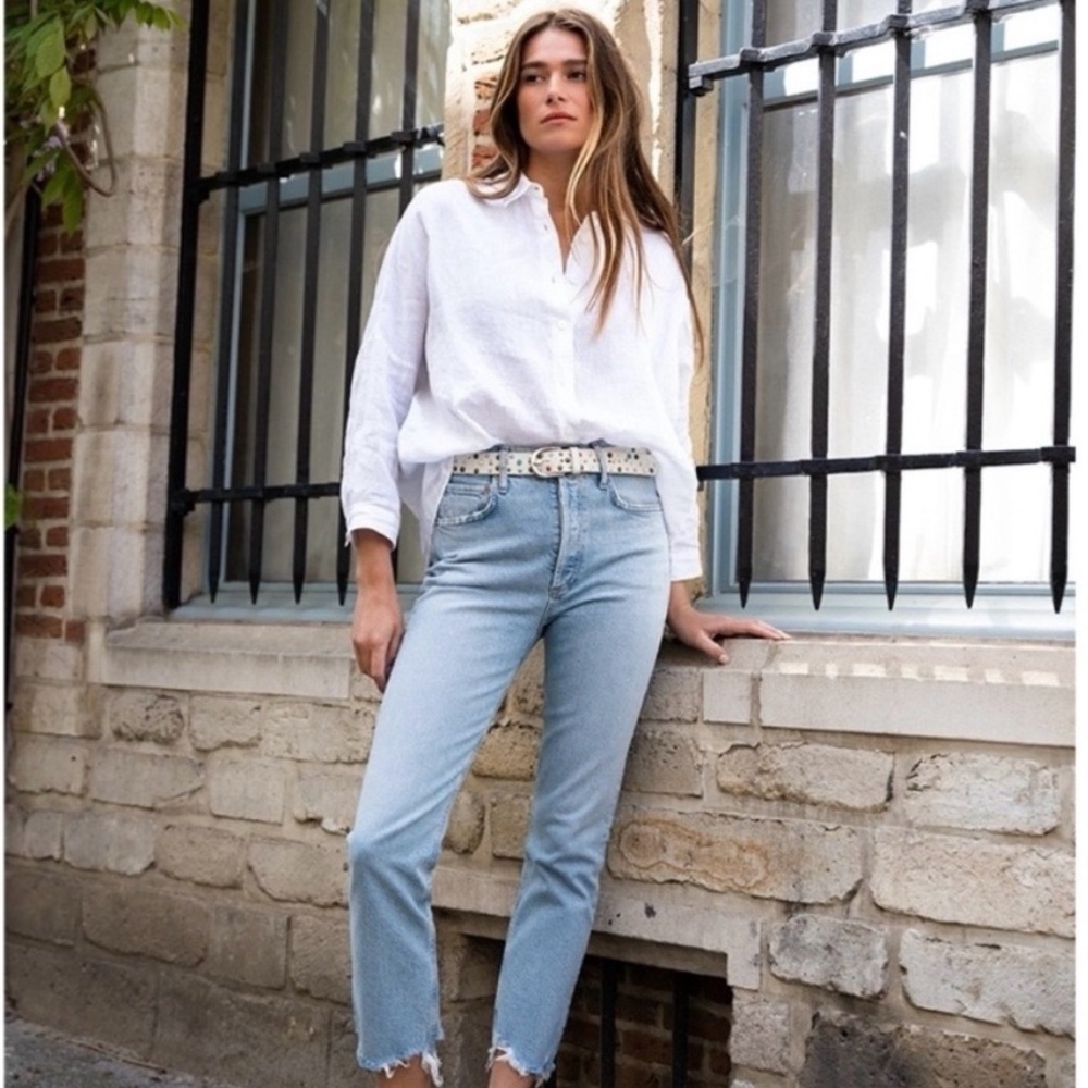 Agolde Riley Cropped Jeans Size 29